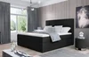 Boxspring BARBARIO 18 160x200 cm – černá látka