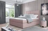 Boxspring BARBARIO 22 140×200 cm – růžová látka