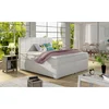 Boxspring HIRSUTA 06 140x200 – bílá ekokůže