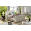 Boxspring HIRSUTA 07 160x200 – béžová ekokůže