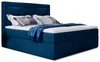 Boxspring Korbela 14 160×200 cm – modrá látka