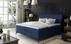 Boxspring PLANIFLORA 160x200 modrá
