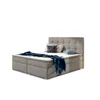 Boxspring postel GONGGA 180x200 cm, světle šedá