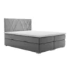 Boxspring postel ORA 160×200 šedá