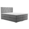 Boxspring postel ORA šedá 180x200