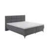 Boxspringová postel 180x200 šedá OPTIMA B