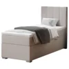 Boxspringová postel 90x200 cm pravá BRED taupe