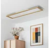 Brilagi LED Stropní Svítidlo SlimFrame Wood 58W Hnědé 124x34 cm