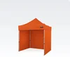 BRIMO Nůžkový stan 2x2m s třemi stranami, oranžový, ocelový rám