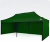 Brimo Nůžkový stan 3x6 m s 3 bočními stěnami, zelený