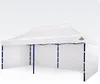 Brimo Nůžkový stan 3x6m s třemi bočními stěnami, bílý - odolná ocelová konstrukce