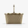 Carrybag Frame Rhombus Olive – nákupní košík Reisenthel