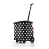Carrycruiser Frame Dots White – nákupní košík na kolečkách Reisenthel