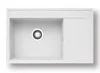 Casarredo CAMEA Pyragranitový dřez 79×50 bílá LH