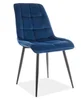 Casarredo Jídelní židle SIK VELVET granátově modrá