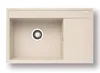 Casarredo Pyragranitový dřez CAMEA 1B 1D LH 79×50 vanilla