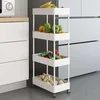 Casarredo REGIS 4 Pojízdný regál bílý