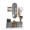 Casarredo RIVOLI Předsíňová stěna – bílá/ořech