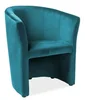 Casarredo TM-1 Velvet křeslo tyrkysová
