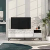 Casarredo TV stolek SACHI – antická bílá