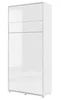 Casarredo Výklopná postel Rebecca 90x200 – bílá lesk / bílá mat
