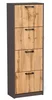Casarredo Výklopný botník VIVA 4K grafit/dub wotan