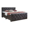 Černá boxspring postel Chester 180x200 cm s úložným prostorem od Rojaplast