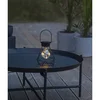 Černá LED lucerna Eddy 15,5 cm