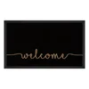 Černá rohožka Hanse Home Cozy Welcome 45x75 cm