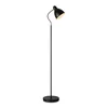 Černá stojací lampa Markslöjd Nitta 1,45 m