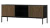 Černá stojací TV skříňka Meorati