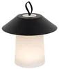 Černá venkovní stolní LED lampa s nastaviteľným stmívačem