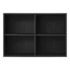 Černá závěsná knihovna Mistral 89x61 cm Hammel Furniture