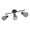 Černé bodové LED svítidlo Tarifa 10 cm