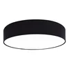 Černé LED stropní svítidlo 40 cm