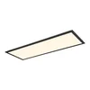 Černé LED stropní svítidlo Beta 80 cm