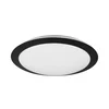 Černé LED stropní svítidlo Umberto Ø 29 cm Trio