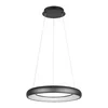 Černé LED závěsné svítidlo Cardona 62 cm