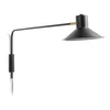 Černé nástěnné svítidlo Aria 20 cm Kave Home