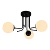 Černé stropní svítidlo Squid Lighting Star 34 cm
