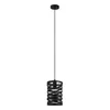 Černé závěsné LED svítidlo CREMELLA 18 cm