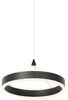 Černé závěsné LED svítidlo Lyani 30 cm