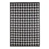 Černo-bílý venkovní koberec Green Decore Houndstooth 120x180 cm
