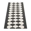 Černo-krémový dvoubarevný venkovní a vnitřní koberec 70x150 cm Poppy Black Vanilla