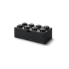 Černý LEGO® Brick Úložný box se zásuvkou