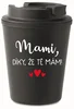Černý termohrnek Mami díky, že tě mám! 300 ml
