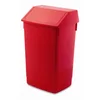 Červený plastový odpadkový koš 60 l Addis