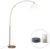 Chytrá měděná oblouková lampa Arc Basic s Wi-Fi ovládáním