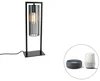 Chytrá moderní černá stolní lampa s Wi-Fi a stmíváním