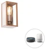 Chytrá venkovní nástěnná lampa Charlois 26 cm IP44 Wi-Fi